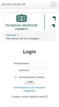 Mobile Screenshot of lernen.tuced.de